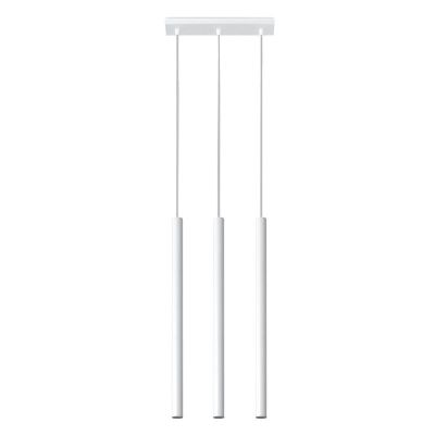 Moderne hanglamp Hillary, wit, aluminium, 3L