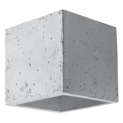 Betonnen up down wandlamp Andro, grijs