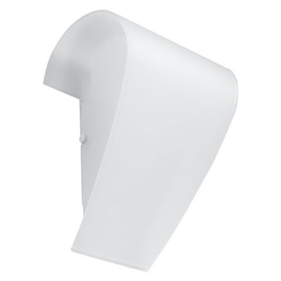 Witte wandlamp Matias, glas