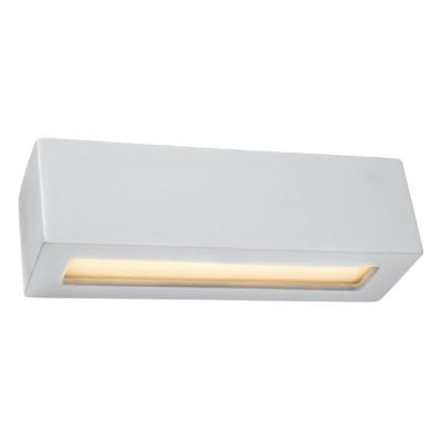 Moderne up down wandlamp Emmaly, grijs, keramiek
