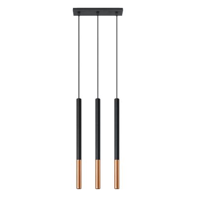 Moderne hanglamp Ilonca, koper, aluminium, 3L