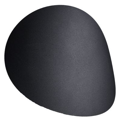 Moderne up down wandlamp Jildou, zwart, aluminium