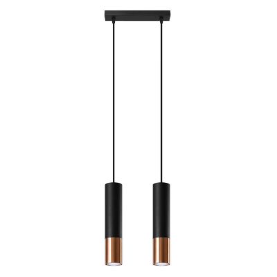 Moderne hanglamp Hediye, koper, aluminium, 2L