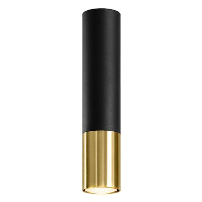 Moderne opbouwspot Hediye, goud, aluminium