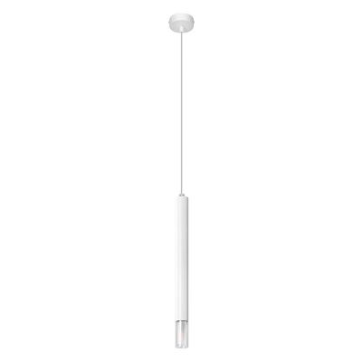 Moderne hanglamp Ishani, wit, staal