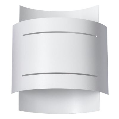 Moderne up down wandlamp Karwan, wit, aluminium