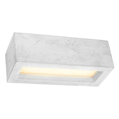 Betonnen up down wandlamp Emmaly, grijs