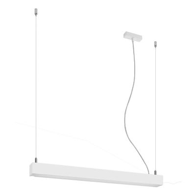 Moderne hanglamp Mascha, wit, aluminium, 22w, 3000K