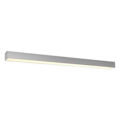 Moderne plafondlamp Mascha, grijs, aluminium, 38W, 3000K