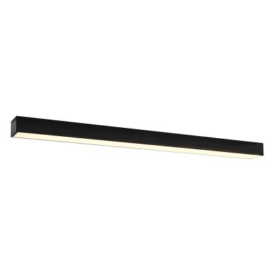Moderne wandlamp Mascha, zwart, aluminium, 48w, 3000K