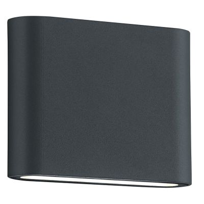 Antraciete buitenlamp modern, Bridlington, 2,5W, 3000K LED, IP54