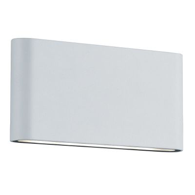 Witte up down wandlamp modern, Bridlington, 4,5W, 3000K LED, IP54