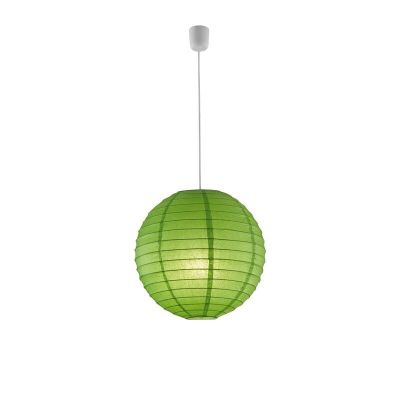 Papieren hanglamp groen, Louisville