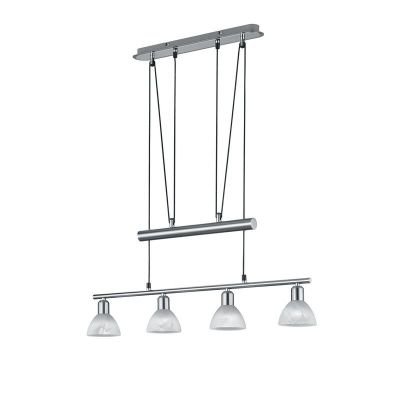 Nikkelen hanglamp modern, Gustav