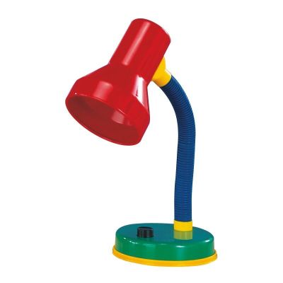 Veelkleurige kinderkamer tafellamp kunststof, Lagos, met schakelaar