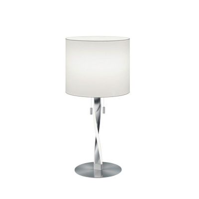 Nikkelen tafellamp modern, Ramten, 3W, 3000K LED, met trekschakelaar