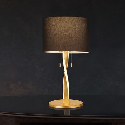 Gouden tafellamp modern, Ramten, 3W, 3000K LED, met trekschakelaar
