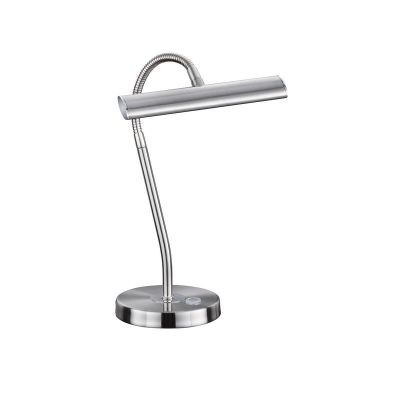 Nikkelen tafellamp modern, Eliza, 4W, 3000K LED, met schakelaar