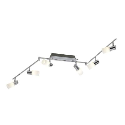 Grijze plafondspot glas, Morely, 4,5W, 3000K LED
