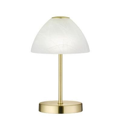 Nikkelen tafellamp modern, Aaron, 2,5W, 3000K LED, met schakelaar
