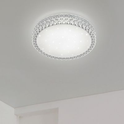 Witte plafonnière klassiek, Valentina, 21W, 3000K LED