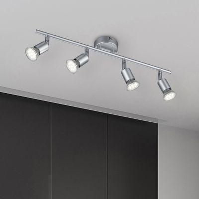 Zilveren plafondspot modern, Belal