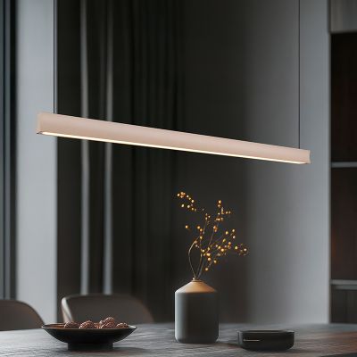 Beige hanglamp modern, Wishal, 29W, white switch LED, 3-staps dimbaar