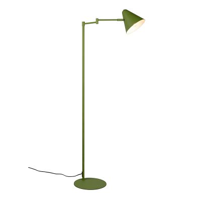 Groene vloerlamp modern, Jille, met schakelaar