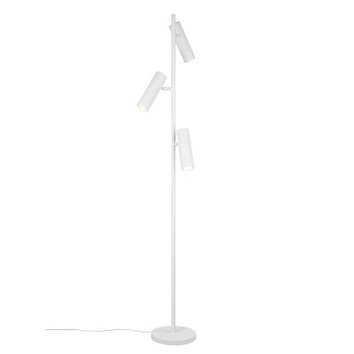 Witte vloerlamp modern, Sieb, met schakelaar