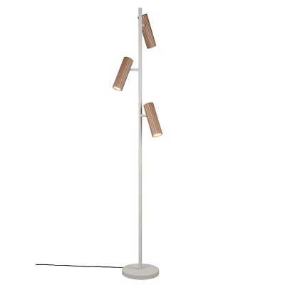 Bruine vloerlamp modern, Sieb, met schakelaar