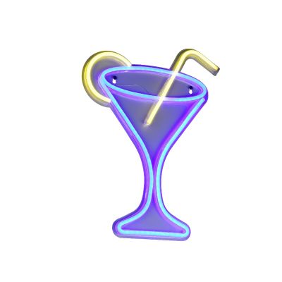 Kunststof wandlamp, Cheers, 5W, blauw LED, met schakelaar