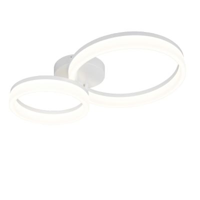 Witte plafondlamp design, Ufuk, 22W, 4000K LED