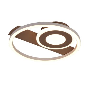 Bruine plafonnière design, Jantuano, 22W, 3000K LED