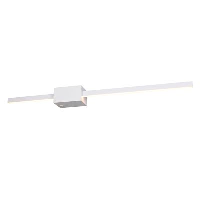 Witte wandlamp modern, Tsjerk, 3-staps dimbaar
