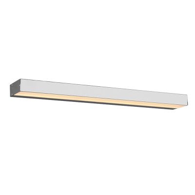 Moderne wandlamp Basma, chroom, aluminium, geïntegreerde LED