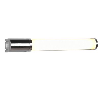 Moderne wandlamp Bernou, chroom, kunststof, geïntegreerde LED