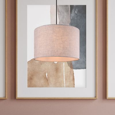 Vintage hanglamp Milco, nikkel