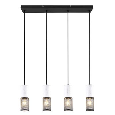 Zwarte hanglamp vintage, Marjet