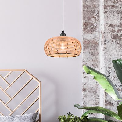 Rotan hanglamp bruin, Nesrine
