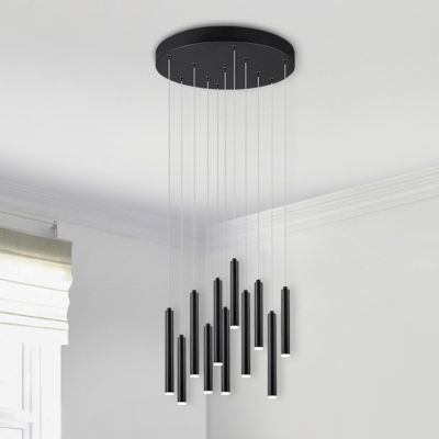 Antraciete hanglamp Jamilla, metaal, modern, 52 watt