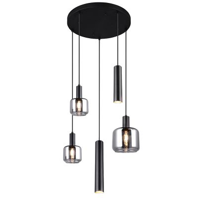 Zwarte eettafel hanglamp design, Lahcen