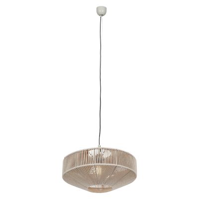 Crème hanglamp landelijk, Martyn