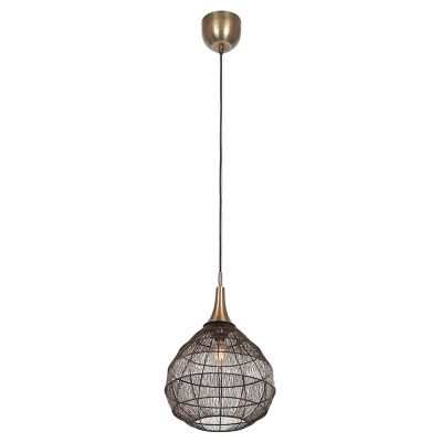 Bronzen hanglamp landelijk, Rins