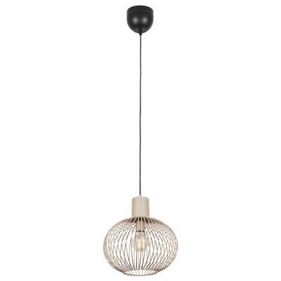 Beige hanglamp industrieel, Gjalt