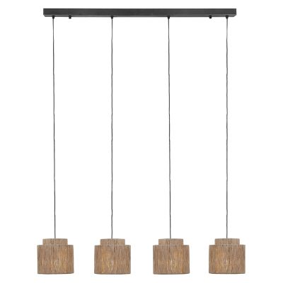 Beige hanglamp landelijk, Rinus