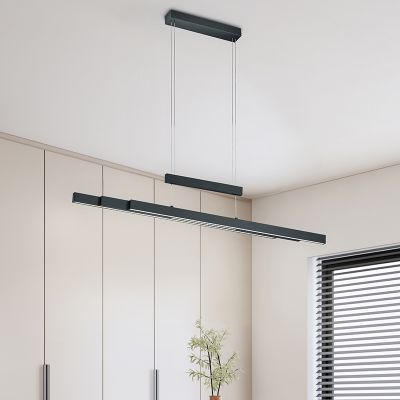 Zwarte hanglamp modern, Jessey, 42W, warm tot koud wit verstelbare LED, met touchdimmer