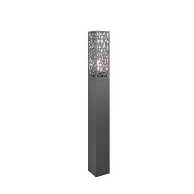Moderne staande buitenlamp Tobias, antraciet