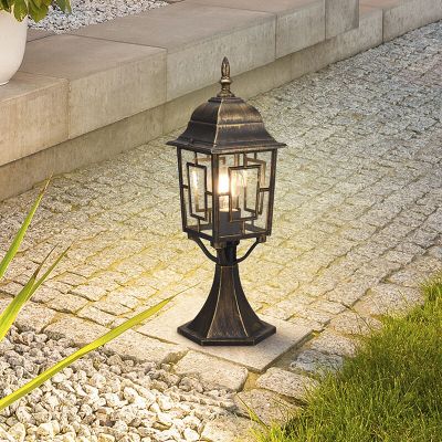Roestkleurige buitenlamp klassiek, Viyan, IP23