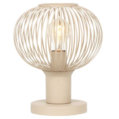 Beige tafellamp industrieel, Gjalt