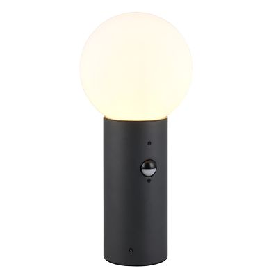 Antraciete staande buitenlamp met bewegingssensor modern, Ouarda, IP44